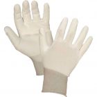 PU handschoenen grijs (12 paar) maat 10