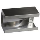 Wandhouder voor dispenserdoos handschoenen RVS