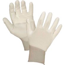 PU handschoenen grijs (12 paar) maat 10