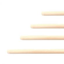 Houten steel  150 x 2.8 cm gepunt tot 20 mm