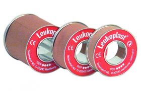 Leukoplast 1,25 cm x 9,2 m met flens