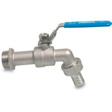Roestvrij stalen kogelkraan 3/4"