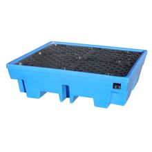 Opvangbak polyethyleen voor 4x 200L