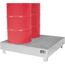 Opvangbak voor 4 x 200 liter vaten