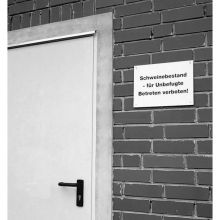 Schild -Betreten Verboten- 25 x 35 cm