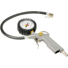 Bandenpomp met drukmeter