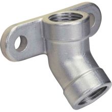 Roestvrij stalen muurbeugel 1/2 inch 45 graden