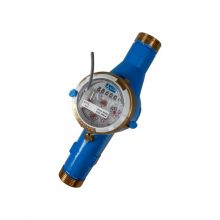 Watermeter MJ DN25 (1") messing 1 ppl kopp.reedcontact (nr.30)