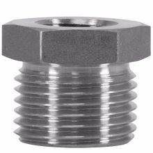 Verloopstuk 3/8" bi x 1/2" bu RVS