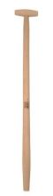 Schopsteel gebogen T handvat essen 110 cm